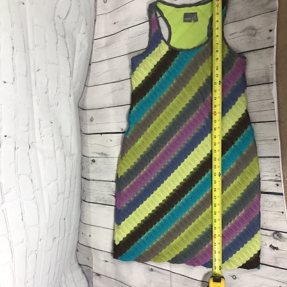 Muse Unique Knit Crochet Dress lined EUC size 8 - Picture 6 of 7